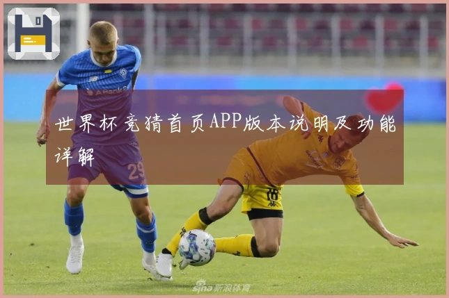 世界杯竞猜首页APP版本说明及功能详解